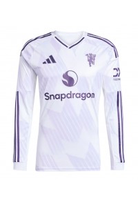 Fotbalové Dres Manchester United Venkovní Oblečení 2025-26 Dlouhý Rukáv